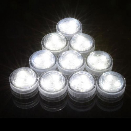 10pcs Colorful Remote LED Submersible Candle Light Waterproof Table Lamp for Wedding Party Chirstmas