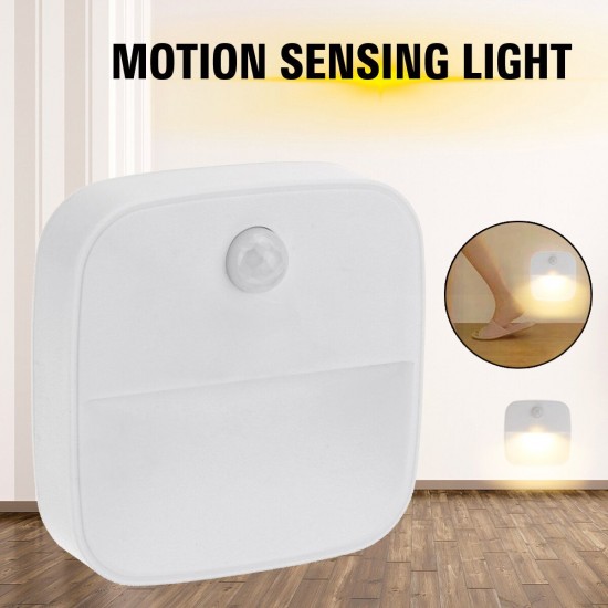 110-220V EU Plug Motion Sensor Night Light Auto Turn On/Off Human Movement Sensing Lamp