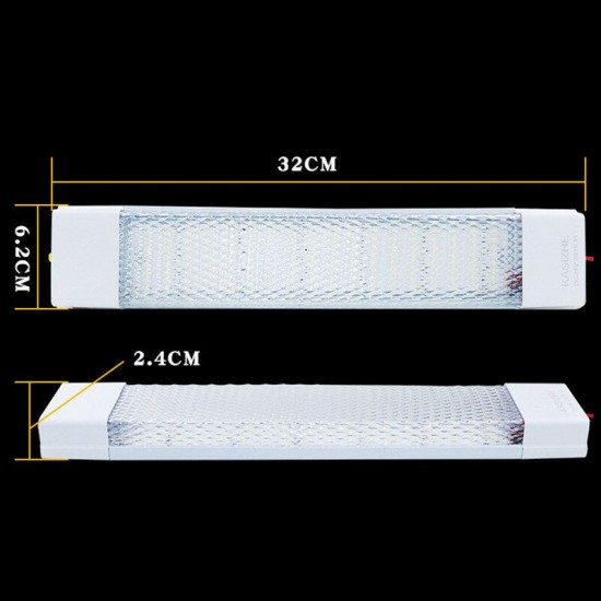 12/24V 72 LED Interior Lights Roof Ceiling Light For RV Car Trailer Camper Van