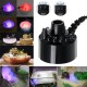 12LED Ultrasonic Atomizer Colorful Tank Light Mist Maker Aquarium Fish Lamp AC110-240V