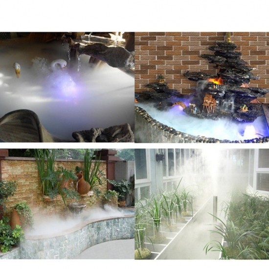 12LED Ultrasonic Atomizer Colorful Tank Light Mist Maker Aquarium Fish Lamp AC110-240V 12LED Ultrasonic Atomizer Colorful Tank Light Mist Maker Aquarium Fish Lamp AC110-240V