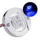 12V LED Work Light Marine Yacht Stern Lights Chrome Transom Mount Navigation