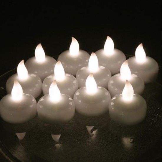 12pcs Flameless LED Table Lamp Candle Light Battery Operated Waterproof Wedding Party Decor 12pcs Flameless LED Table Lamp Candle Light Battery Operated Waterproof Wedding Party Decor