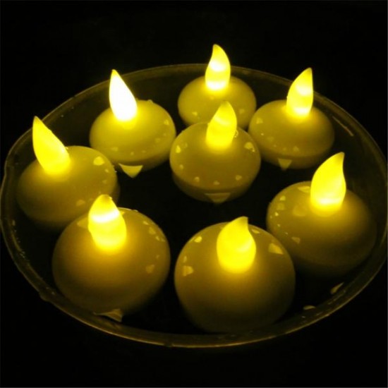 12pcs Flameless LED Table Lamp Candle Light Battery Operated Waterproof Wedding Party Decor 12pcs Flameless LED Table Lamp Candle Light Battery Operated Waterproof Wedding Party Decor
