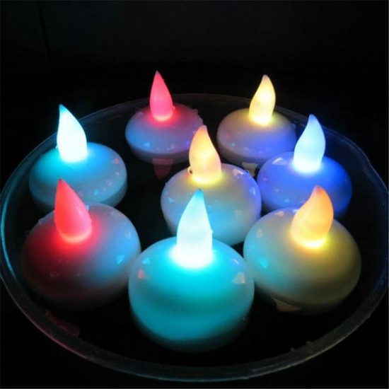 12pcs Flameless LED Table Lamp Candle Light Battery Operated Waterproof Wedding Party Decor