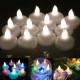 12pcs Flameless LED Table Lamp Candle Light Battery Operated Waterproof Wedding Party Decor 12pcs Flameless LED Table Lamp Candle Light Battery Operated Waterproof Wedding Party Decor