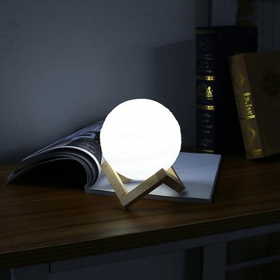 13cm 3D Jupiter Lamp USB Rechargeable Touch Sensor Color Changing LED Night Light Gift DC5V 13cm 3D Jupiter Lamp USB Rechargeable Touch Sensor Color Changing LED Night Light Gift DC5V