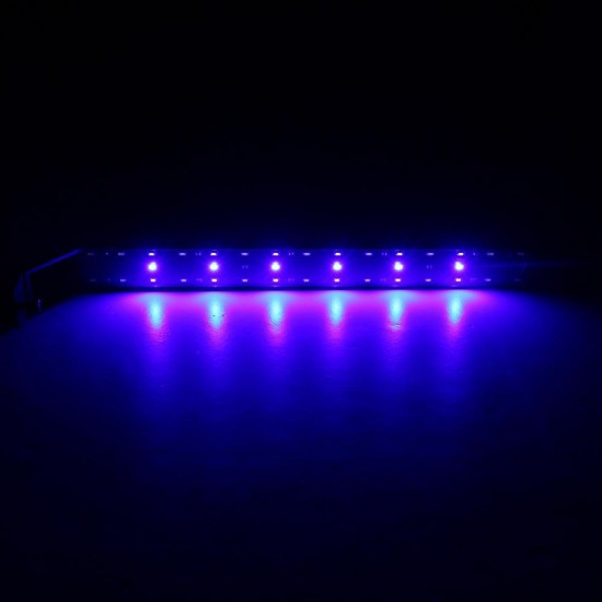 14W 53cm Blue & White LED Adjustable Aquarium Fish Tank Lamp Super Slim Clip On Light 14W 53cm Blue & White LED Adjustable Aquarium Fish Tank Lamp Super Slim Clip On Light