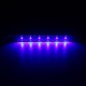 14W 53cm Blue & White LED Adjustable Aquarium Fish Tank Lamp Super Slim Clip On Light