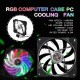 15LED Ring Fan RGB Light Silent 12V 120mm Computer Case PC Cooling Fan 15LED Ring Fan RGB Light Silent 12V 120mm Computer Case PC Cooling Fan