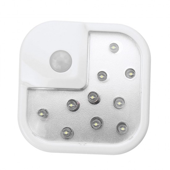 15W 10 LED Light PIR Motion Sensor Cupboard Closet Bedside Cabinet Lamp Night Lighting 15W 10 LED Light PIR Motion Sensor Cupboard Closet Bedside Cabinet Lamp Night Lighting