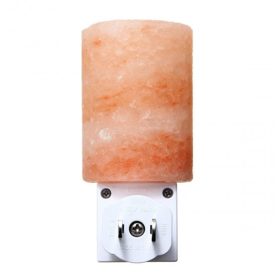 15W Mini Hand Carved Natural Crystal Himalayan Salt Lamp Night Light