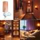 15W Natural Crystal Long Himalayan Glow Hand Carved Crystal Salt Night Lamp Wall Light