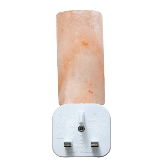15W Natural Crystal Long Himalayan Glow Hand Carved Crystal Salt Night Lamp Wall Light 15W Natural Crystal Long Himalayan Glow Hand Carved Crystal Salt Night Lamp Wall Light