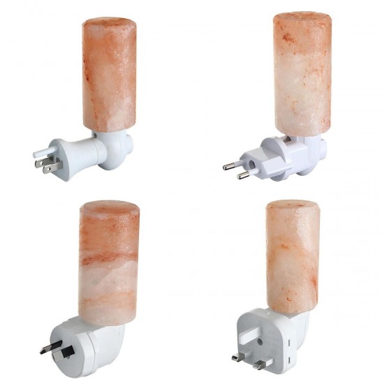 15W Natural Crystal Long Himalayan Glow Hand Carved Crystal Salt Night Lamp Wall Light 15W Natural Crystal Long Himalayan Glow Hand Carved Crystal Salt Night Lamp Wall Light