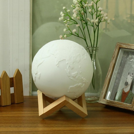15cm Magical Three Tone Earth Table Lamp USB Rechargeable LED Night Light Tap Sensor Gift 15cm Magical Three Tone Earth Table Lamp USB Rechargeable LED Night Light Tap Sensor Gift