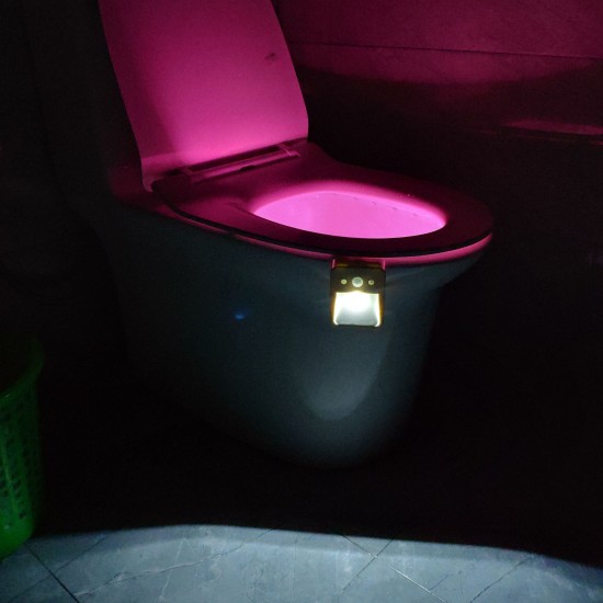 16 Colors LED Induction Toilet Light With Aromatherapy Toilet Sensor Night Light Decor