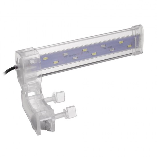 16CM Crystal LED Aquarium Light Clip on Plant Grow Fish Tank Lighting Lamp AC220V 16CM Crystal LED Aquarium Light Clip on Plant Grow Fish Tank Lighting Lamp AC220V