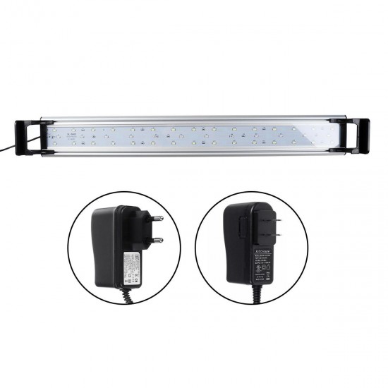 16W 60cm LED Aquarium Fish Tank Timing Fish Lights Submersible Plant Grow