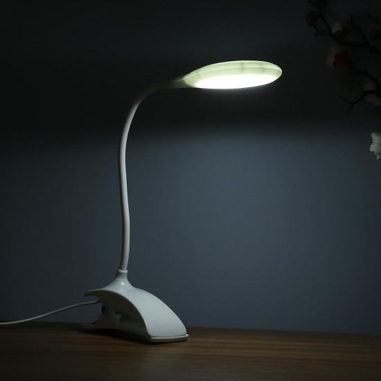 17W LED Desk Lamp Flexible Table Light USB Charging No-Flicker Reading Studying