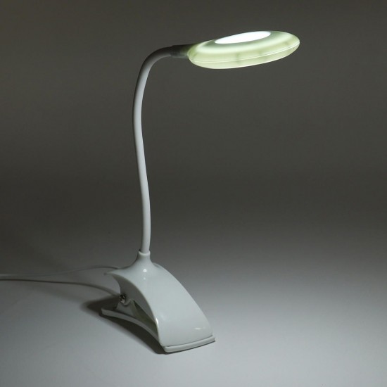 17W LED Desk Lamp Flexible Table Light USB Charging No-Flicker Reading Studying