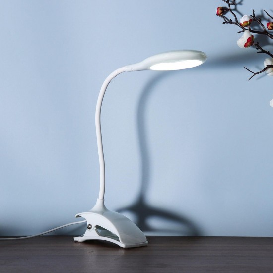 17W LED Desk Lamp Flexible Table Light USB Charging No-Flicker Reading Studying 17W LED Desk Lamp Flexible Table Light USB Charging No-Flicker Reading Studying
