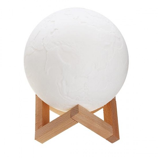 18cm 3D Earth Lamp USB Rechargeable Touch Sensor Color Changing LED Night Light Gift DC5V 18cm 3D Earth Lamp USB Rechargeable Touch Sensor Color Changing LED Night Light Gift DC5V