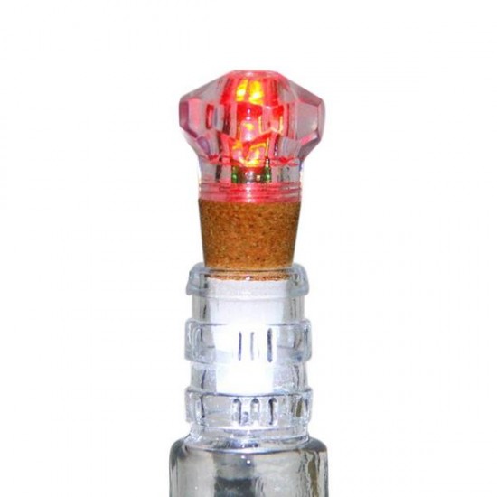 1W Colorful LED Diamond Shape Wine Bottle Cap Cork Light USB Rechargeable Home Party Decor 1W Colorful LED Diamond Shape Wine Bottle Cap Cork Light USB Rechargeable Home Party Decor