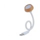 1W Flexible USB Wood LED Reading Lamp Night Light for Computer Notebook PC Laptop Power Bank