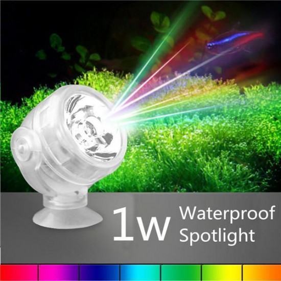 1W LED Colorful Submersible Fish Tank Light Waterproof Decoration Light 1W LED Colorful Submersible Fish Tank Light Waterproof Decoration Light