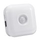 1W USB Rechargeable 8 LED PIR Motion Sensor Night Light Warm White/White Cabinet Closet Lamp