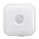 1W USB Rechargeable 8 LED PIR Motion Sensor Night Light Warm White/White Cabinet Closet Lamp