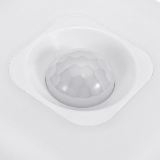 1W USB Rechargeable 8 LED PIR Motion Sensor Night Light Warm White/White Cabinet Closet Lamp