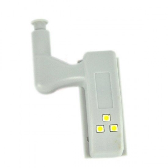 1X 3X 5X 10X Battery Powered Hinge LED Night Light For Kitchen Bedroom Cabinet Cupboard Closet