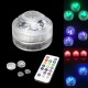 1pc /10pcs RGB LED Spot Light Underwater Swimming Pool Lamp Fountain Remote Control