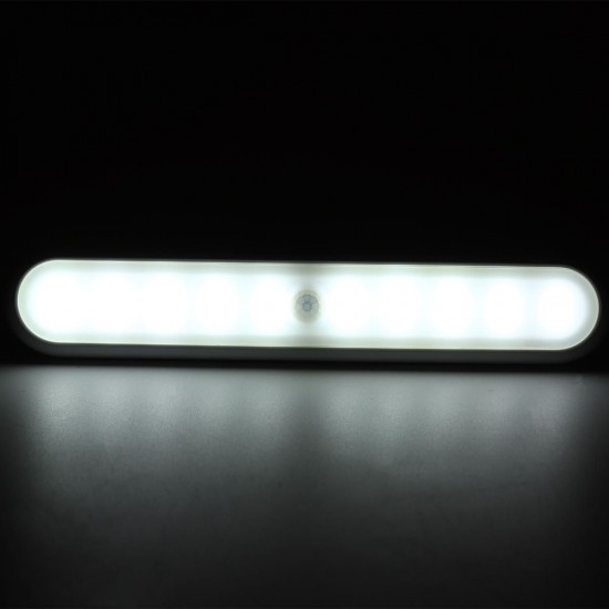 20 LED Portable Cabinet Night Light Motion PIR Sensor Wireless Closet Under Lamp