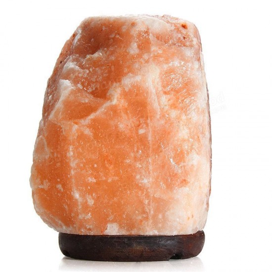 20 X 16CM Natural Himalayan Ionic Air Purifier Crystal Salt Lamp Table Night Light