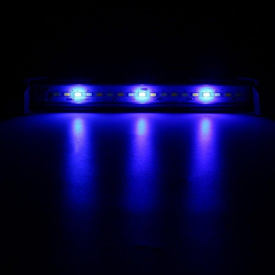 20cm 18 LED Fish Tank Aquarium Light White Blue Lamp Clip on Waterproof Bar AC110-240V 20cm 18 LED Fish Tank Aquarium Light White Blue Lamp Clip on Waterproof Bar AC110-240V