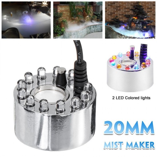 20mm Ultrasonic Humidifier Mist Maker Fogger Water Fountain Pond Atomizer Head