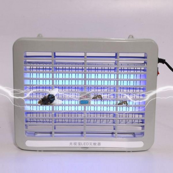 220V 1W LED Light Electronic Indoor Mosquito Insect Killer Bug Fly Zapper Trap