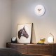 220V LED Nordic Deer Round Clock Night Light Wall Lamp Bedroom Living Room Decor 24CM 220V LED Nordic Deer Round Clock Night Light Wall Lamp Bedroom Living Room Decor 24CM