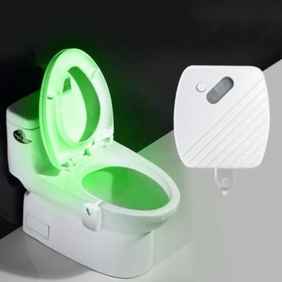 24 Colours Motion Sensor LED Night Light Toilet Light Bowl Bathroom Lamp 24 Colours Motion Sensor LED Night Light Toilet Light Bowl Bathroom Lamp