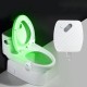24 Colours Motion Sensor LED Night Light Toilet Light Bowl Bathroom Lamp 24 Colours Motion Sensor LED Night Light Toilet Light Bowl Bathroom Lamp