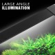 24W 85cm Blue & White LED Adjustable Aquarium Fish Tank Lamp Super Slim Clip On Light