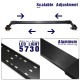 24W 85cm Blue & White LED Adjustable Aquarium Fish Tank Lamp Super Slim Clip On Light