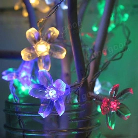 25 LED Cherry Blossom Tree Table Floor Lamp Home Room Night Light Decoration