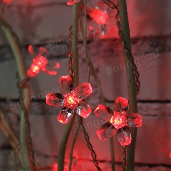 25 LED Cherry Blossom Tree Table Floor Lamp Home Room Night Light Decoration