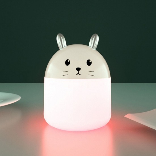 250ml LED Mini Humidifier USB NightLight Humidifier Aroma Essential Oil Diffuser