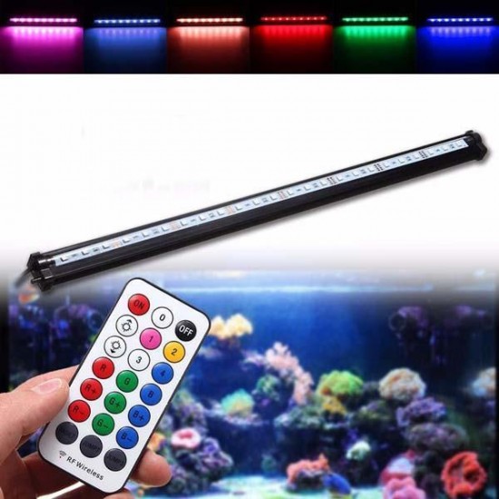 25CM RGB SMD5050 Rigid LED Strip Light Air Bubble Aquarium Fish Tank Lamp + Remote Control AC220V 25CM RGB SMD5050 Rigid LED Strip Light Air Bubble Aquarium Fish Tank Lamp + Remote Control AC220V