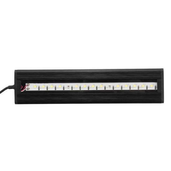 2.5W 18cm Adjustable 2835 LED Aquarium Fish Tank Super Slim Light Lamp Black 2.5W 18cm Adjustable 2835 LED Aquarium Fish Tank Super Slim Light Lamp Black